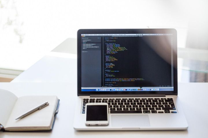 programmer coding desk workspace